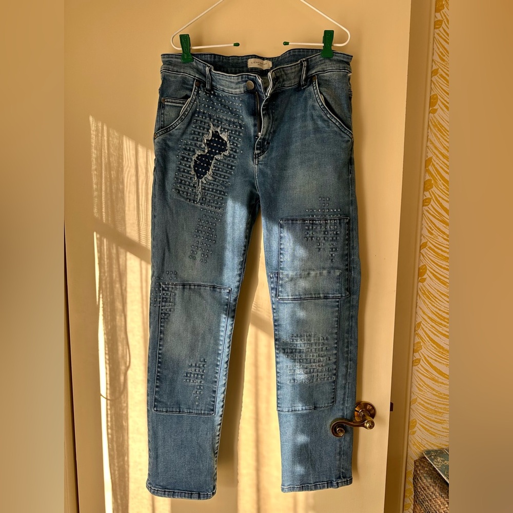 Liebeskind Berlin Women’s Blue Straight Leg Jeans 30”W29”L